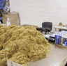 GIF: tobacco seized in a Wide Bay, Qld, raid.