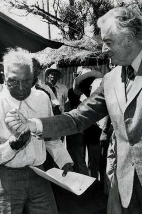 Symbolism is important - but, more than 40 years on from this historic moment between Gough Whitlam and Vincent Lingiari it is past time for substance, too.