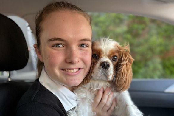 Kate Houltram is just elated about her 97.05 HSC mark.