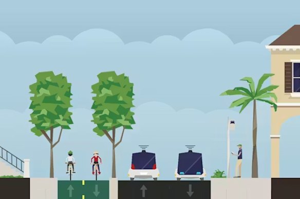 How streets could look without kerbside parking.