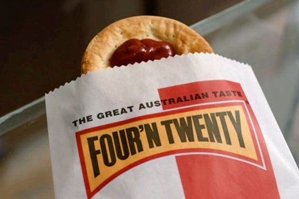 The Four’N Twenty classic footy pie.