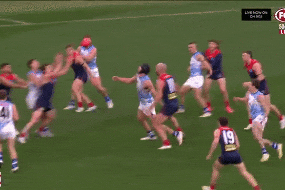 The incident which led to Tristan Xerri’s suspension