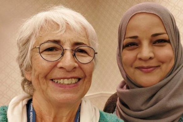 Canadian-Israeli peace activist Vivian Silver, left, helped Gaza residents get medical treatment in Israel.