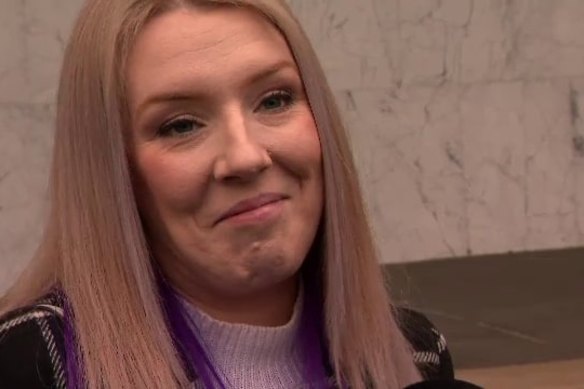 Zoe Buhler outside Ballarat Magistrates’ Court on Tuesday.