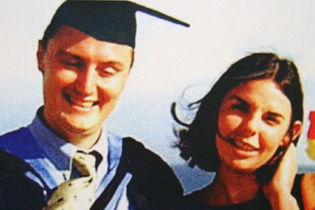 An undated handout photo of missing-presumed-dead English backpacker Peter Falconio with his girlfriend Joanne Lees. (AAP)