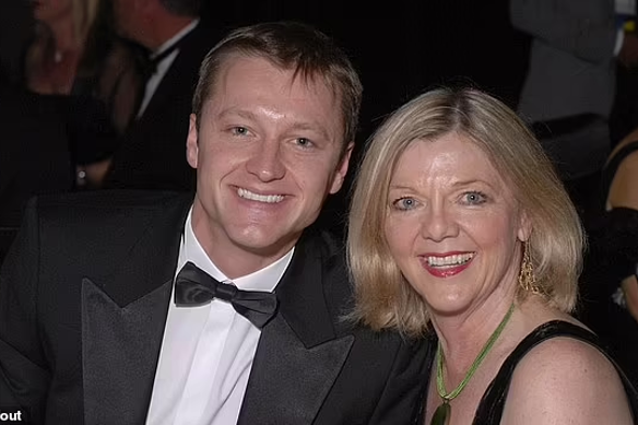 Mark Chikarovski with his mother, former NSW Liberal leader Kerry Chikarovski.