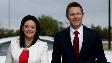 Emma Husar and Jason Clare in June 2016.