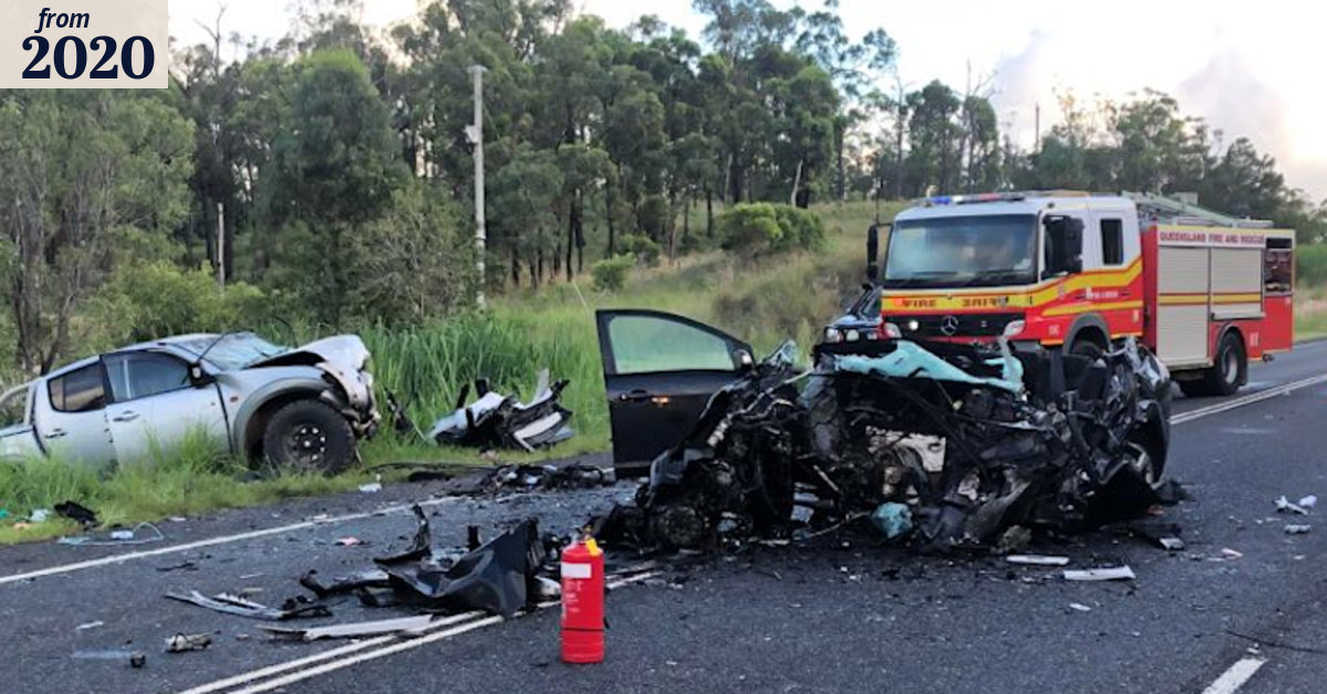 Man trapped in wreck in critical condition after two-vehicle smash
