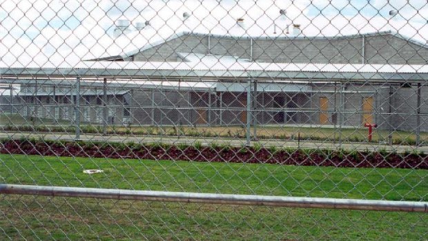 An officer has been struck in the face at the Woodford Correctional Centre.