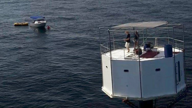 The single-family residence on the sea.