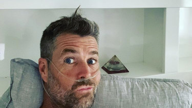 Deep breaths: Chef Pete Evans swears by his ozone treatments, along with the energy of pyramids and "anti bad vibe shields".