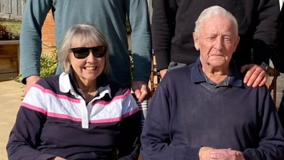Kerry Uytendaal and her late husband Art Uytendaal, who passed away seven months after they discovered their investment was a scam.