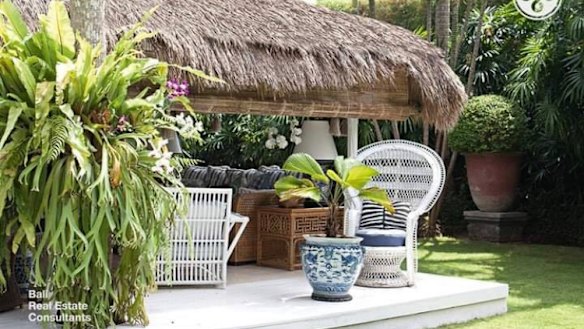 Stuart Membrey's Balinese home is up for lease.