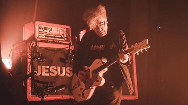 William Reid from The Jesus and Mary Chain still delivers guitar licks that sound more like a controlled explosion.