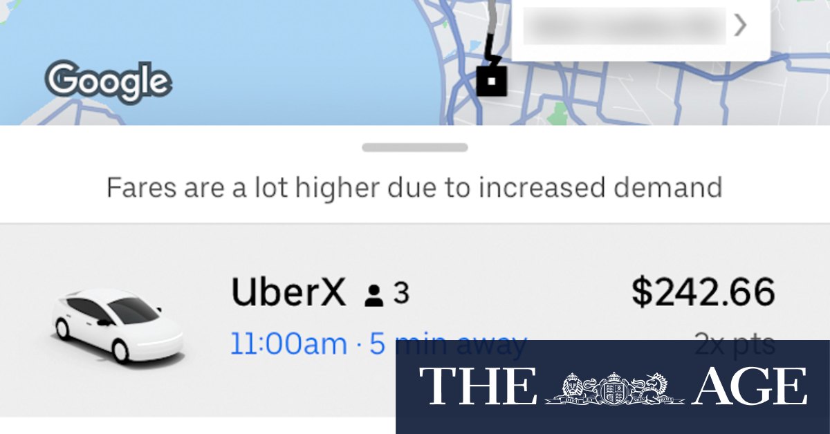 Surging cost of Ubers giving taxis a chance in a fare fight - Vimarsana News