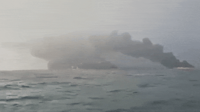 Search for missing sailor ends after cargo ship hits fuel tanker