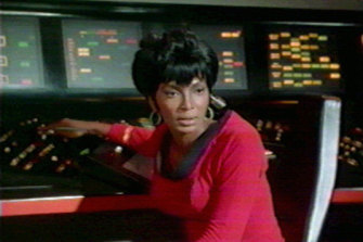 Uhura in the original Star Trek series.