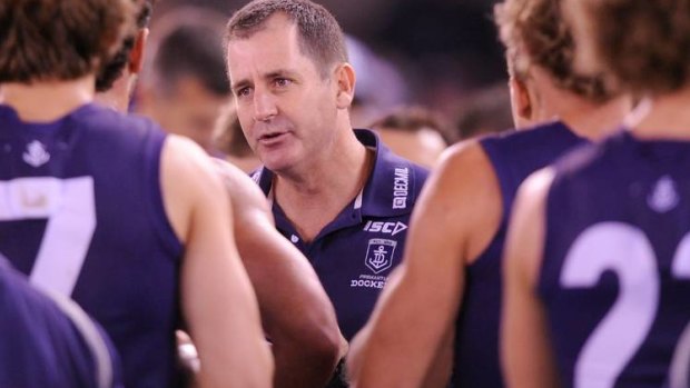 Fremantle coach Ross Lyon has a challenge getting his forward mix right, Garry Lyon believes.