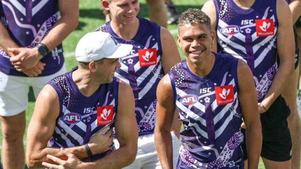 Fremantle dockers cheap indigenous jumper 2020