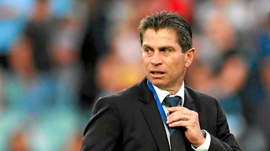Back in Black & White: Frank Farina returns to coaching with Macarthur FC. 