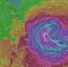 Cyclone GIF. Windy.com.