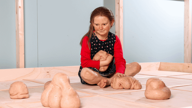  Patricia Piccinini is revisiting her early works in a new exhibition. 