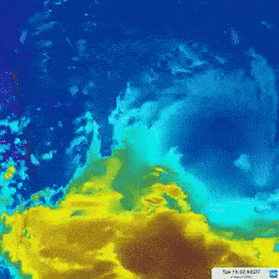 Tropical Cyclone Alfred’s wobbly track towards eastern Australia over the last 72 hours.
10:57 AM · Mar 7, 2025
 

GIF