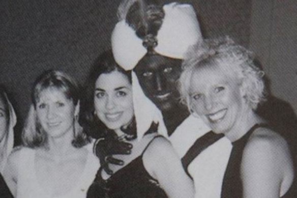 Justin Trudeau has apologised after this photo emerged showing him in brownface makeup at an 'Arabian Nights' costume party in 2001.