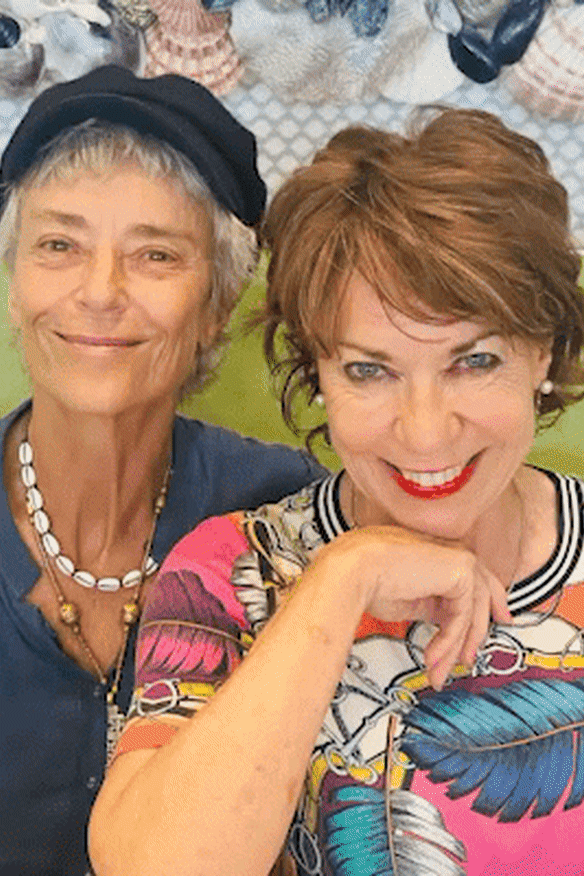 Rachel Ward and Kathy Lette GIF.