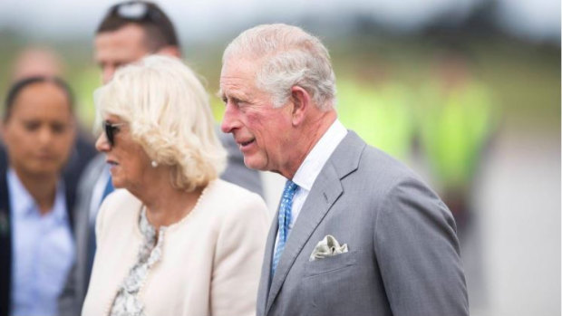 Prince Charles and Lady Camilla arrive in New Zealand.