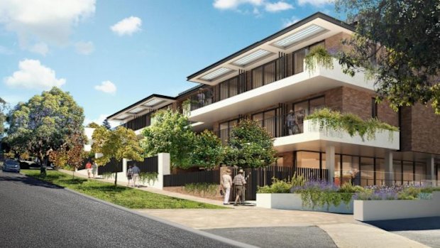 Oryx's boutique aged care proposal for Nedlands. 