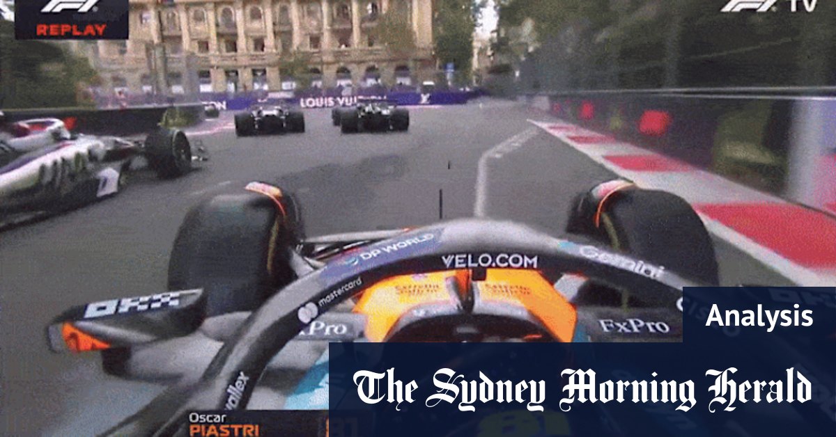 Oscar Piastri didn’t last one lap in Baku. His title hopes look as strong as ever