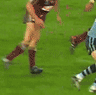 Andrew Johns kicks an impromptu field goal in State of Origin, 2003.
