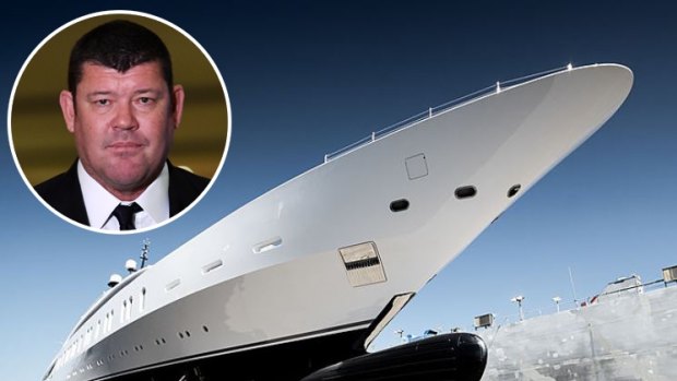 James Packer's new superyacht.