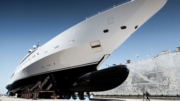 Measuring a hefty 108 metres in length, the giant new "tinnie" will be hard to miss.
