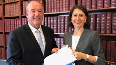 Daryl Maguire and NSW Premier Gladys Berejiklian.