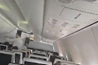 Video shot from aboard the Flydubai flight subjected to an attempted hijacking.