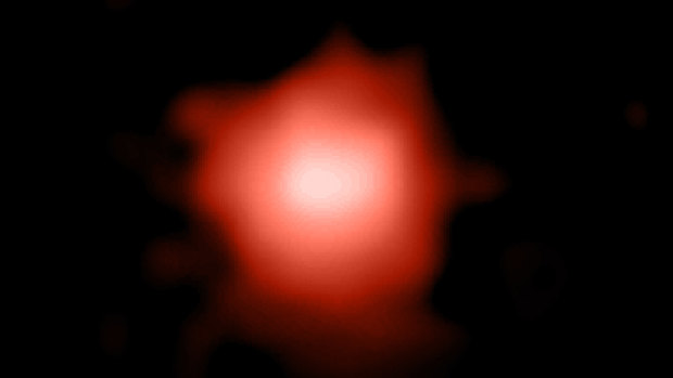 An enhanced version of the image taken by NASA’s James Webb telescope.