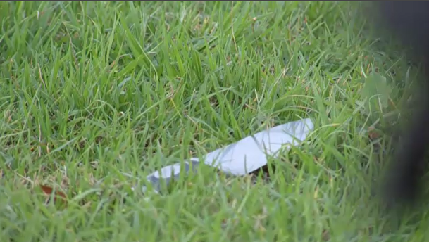 The knife found near the crime scene in Coburg North. 