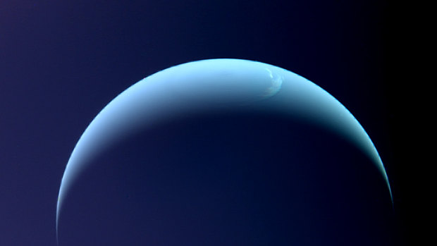 A Voyager 2 image of Neptune.