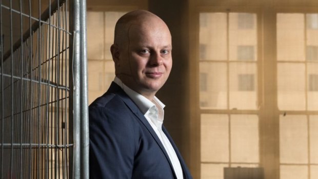 David Thomas, pictured in June 2018 in David Jones' flagship store in Sydney as renovations got underway.  