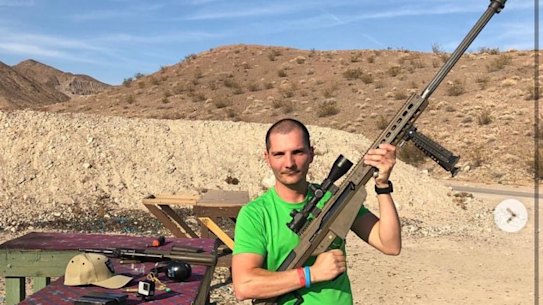 Melbourne anti-lockdown protester Imre Pelyva, who allegedly encouraged protesters to “bring out rifles and shotguns!”