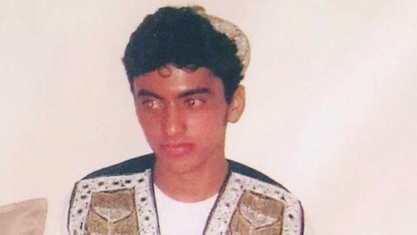 Mobin, then 14, days before leaving Afghanistan in 2008.