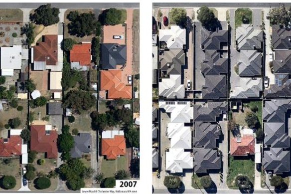 Brad Pettitt says without the new medium density code Perth can expect more terrible planning outcomes like this. 