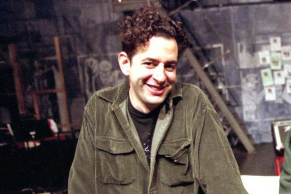 Jonathan Larson before the final dress rehearsal of Rent on January 24, 1996. He died the following day.