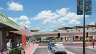 How the new Bayswater overpass will look once the upgrade is complete.