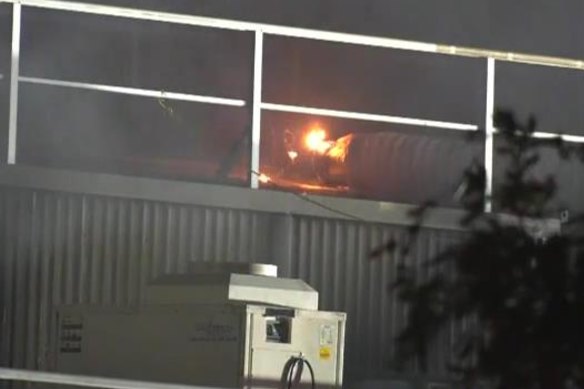 It took firefighters several hours to bring the blaze under control.