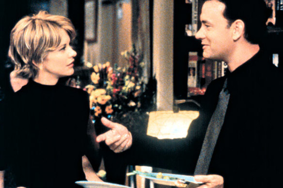 Meg Ryan and Tom Hanks sparkled in You’ve Got Mail, a rare romcom written and directed by a woman.