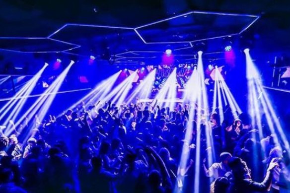 Inside Prahran’s Love Machine nightclub.