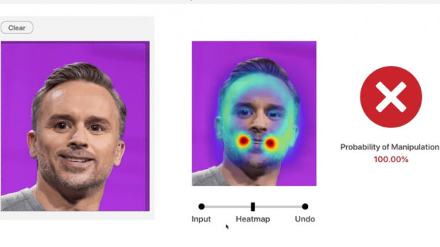 Adobe's in-progress About Face tool can detect when faces have been digitally altered.